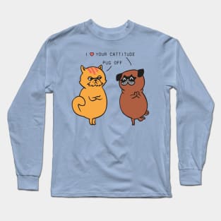 Cat attitude Long Sleeve T-Shirt